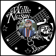 Load image into Gallery viewer, Willie Nelson vinyl art